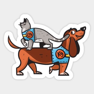 CatNine Sausage Sticker